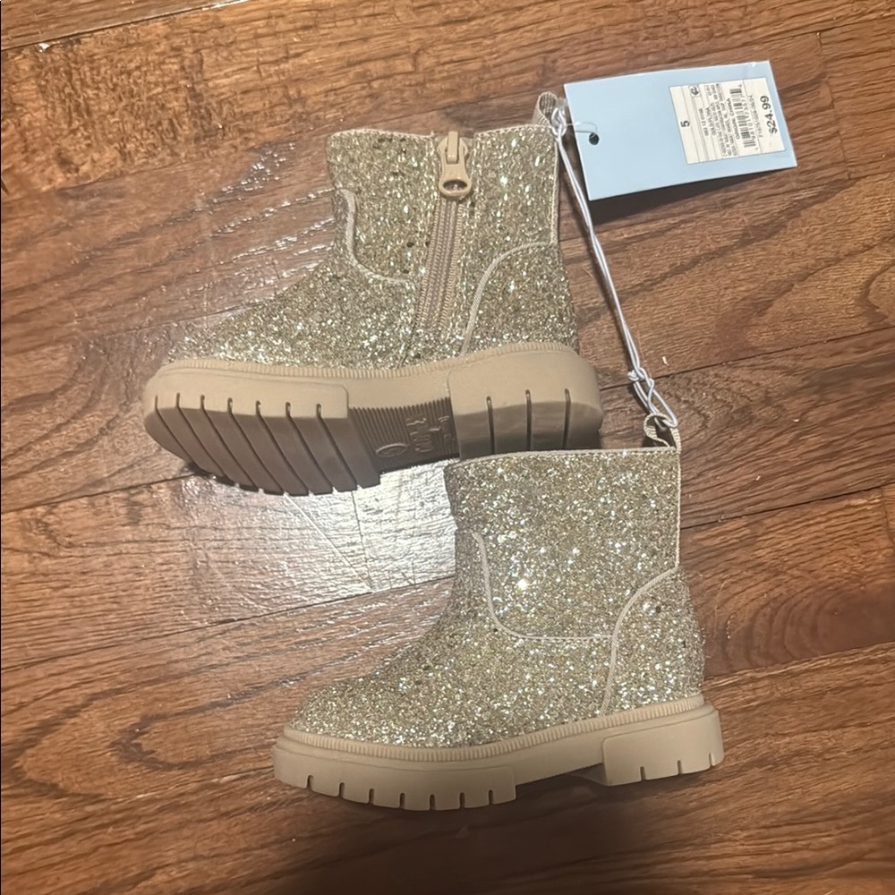 Kids Glittery Boots
